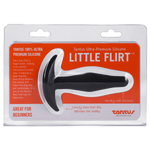 Load image into Gallery viewer, Tantus Silicone Little Flirt Butt Plug Black
