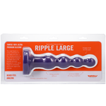 Charger l&#39;image dans la galerie, Tantus Silicone Large Ripple Butt Plug Midnight Purple
