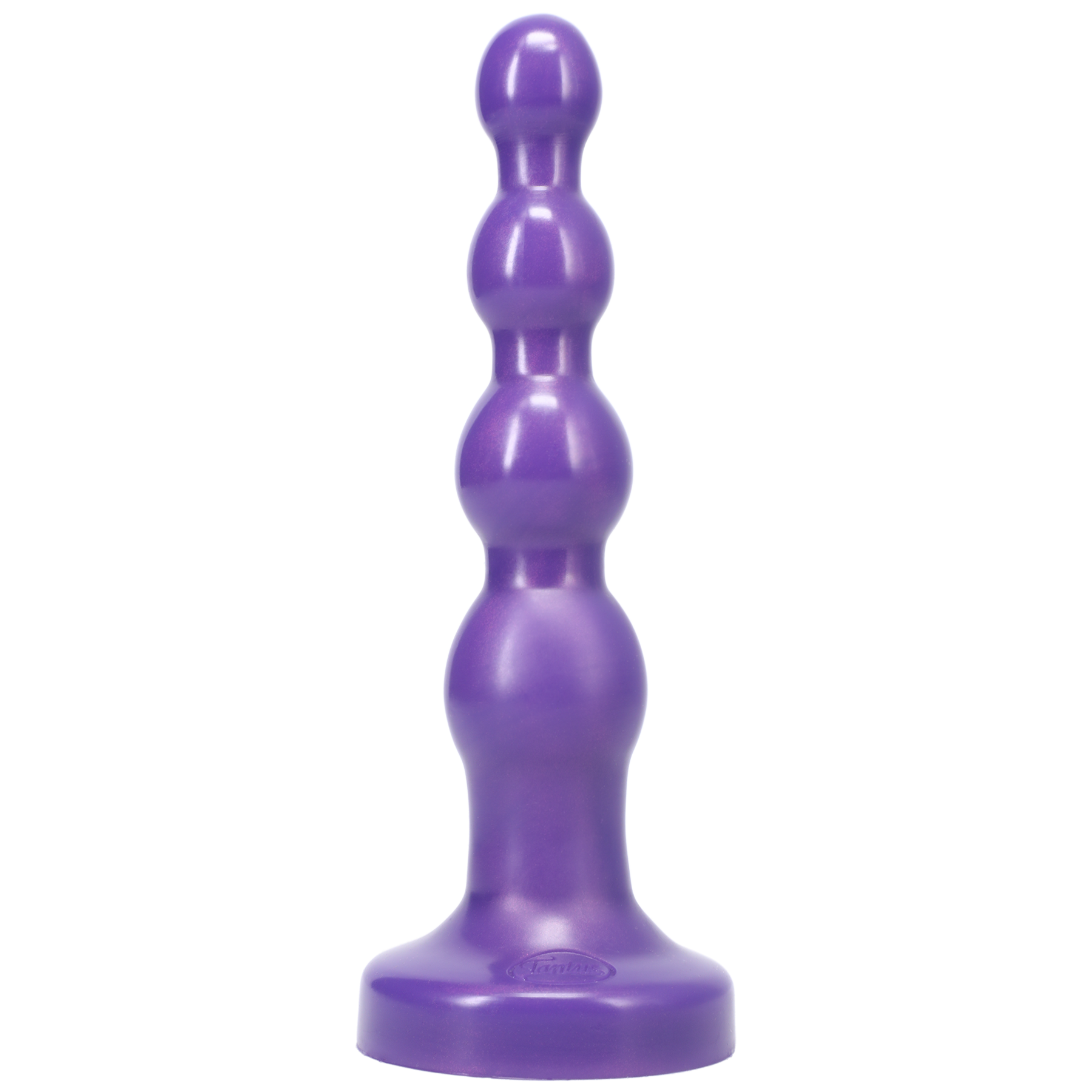 Tantus Silicone Large Ripple Butt Plug Midnight Purple