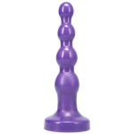 Load image into Gallery viewer, Tantus Silicone Large Ripple Butt Plug Midnight Purple
