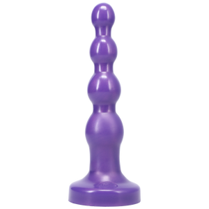 Tantus Silicone Large Ripple Butt Plug Midnight Purple