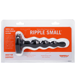 Cargar imagen en el visor de la galería, Tantus Silicone Ripple Small Silicone Butt Plug Black
