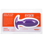 Load image into Gallery viewer, Tantus Silicone Ryder Butt Plug - Lilac
