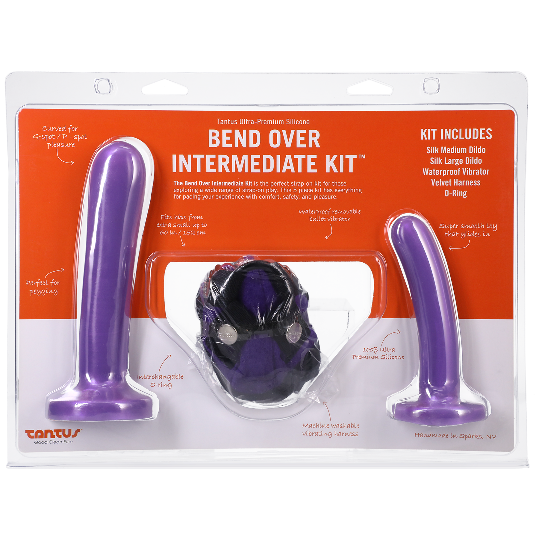 TS4039 - Tantus Bend Over Intermediate Harness Kit Lavender Medium