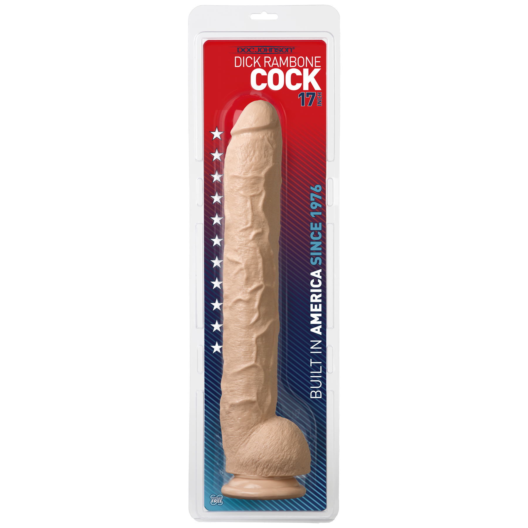 DICK RAMBONE COCK - 17 INCH WHITE