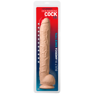 DICK RAMBONE COCK - 17 INCH WHITE