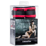 Load image into Gallery viewer, Black Label Seduction Cuff Kit Black Microfiber
