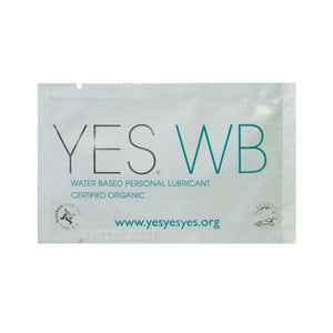 7ml Sachet - YES WB Water Based Lubricant