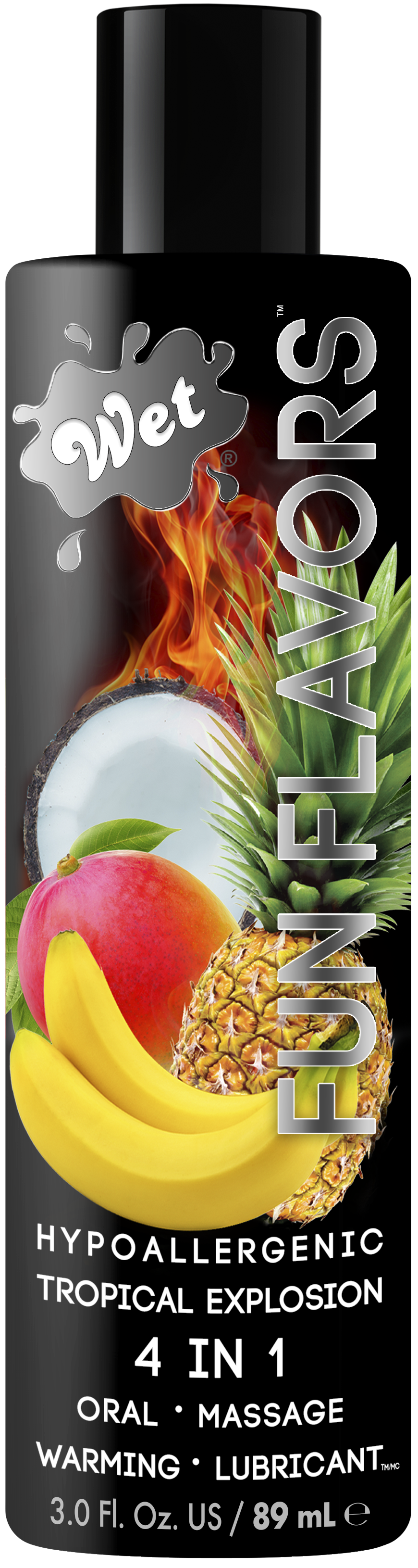 Wet Fun Flavors Tropical Explosion 4 in 1 3oz