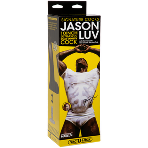 JASON LUV — 10 INCH ULTRASKYN COCK — CHOCOLATE