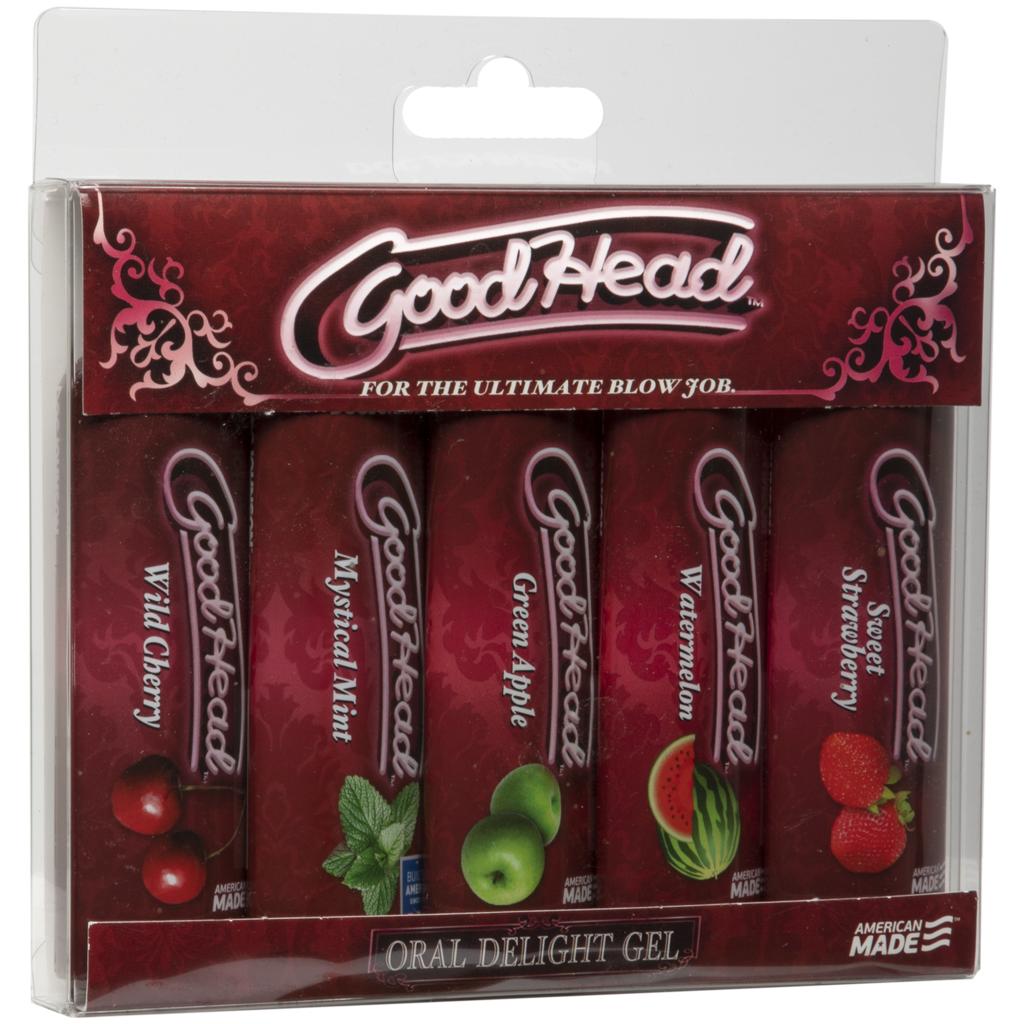 Doc Johnson GoodHead - Oral Delight Gel - 5 Pack  1 fl. oz.