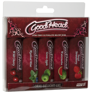 Doc Johnson GoodHead - Oral Delight Gel - 5 Pack  1 fl. oz.