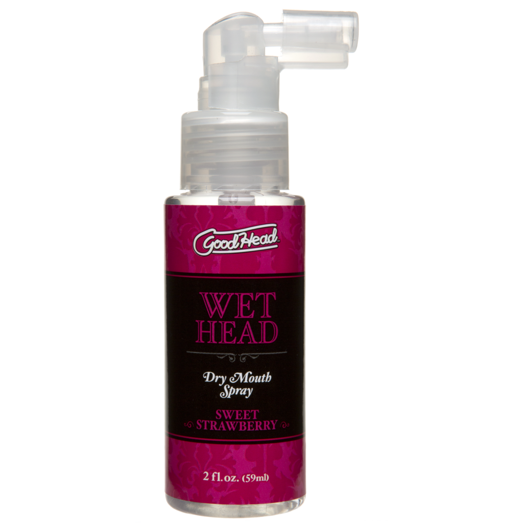 Doc Johnson GoodHead - Wet Head - Dry Mouth Spray - Strawberry - 2 fl. oz.