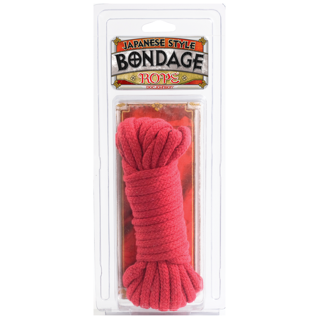 Doc Johnson Japanese Style Bondage Rope - Red