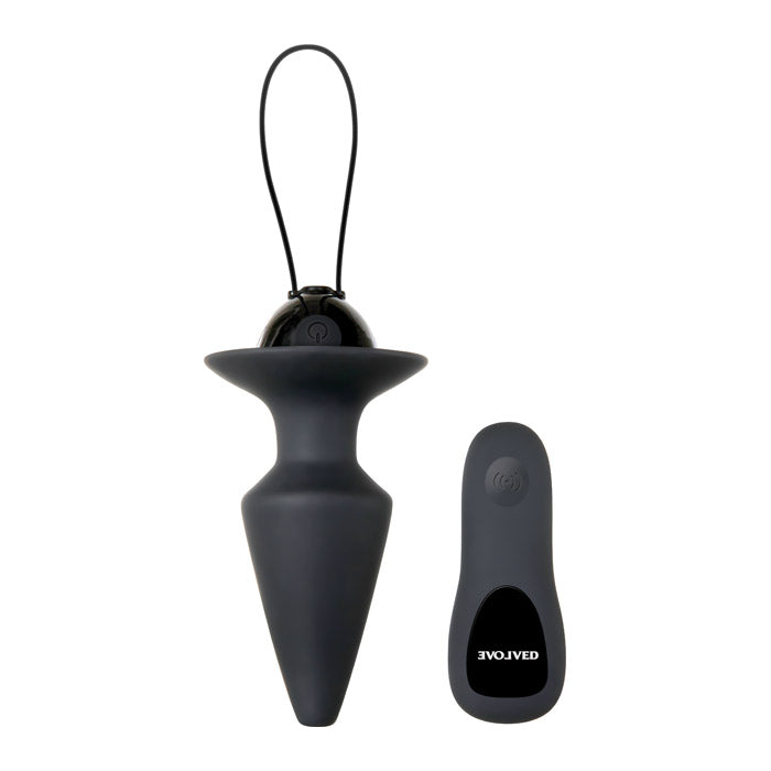 Evolved Novelties Plug & Play Butt Plug Vibrator With Remote Control