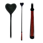 Load image into Gallery viewer, Fetissimo Riding Crop Heart Shaped Vegan Friendly Red
