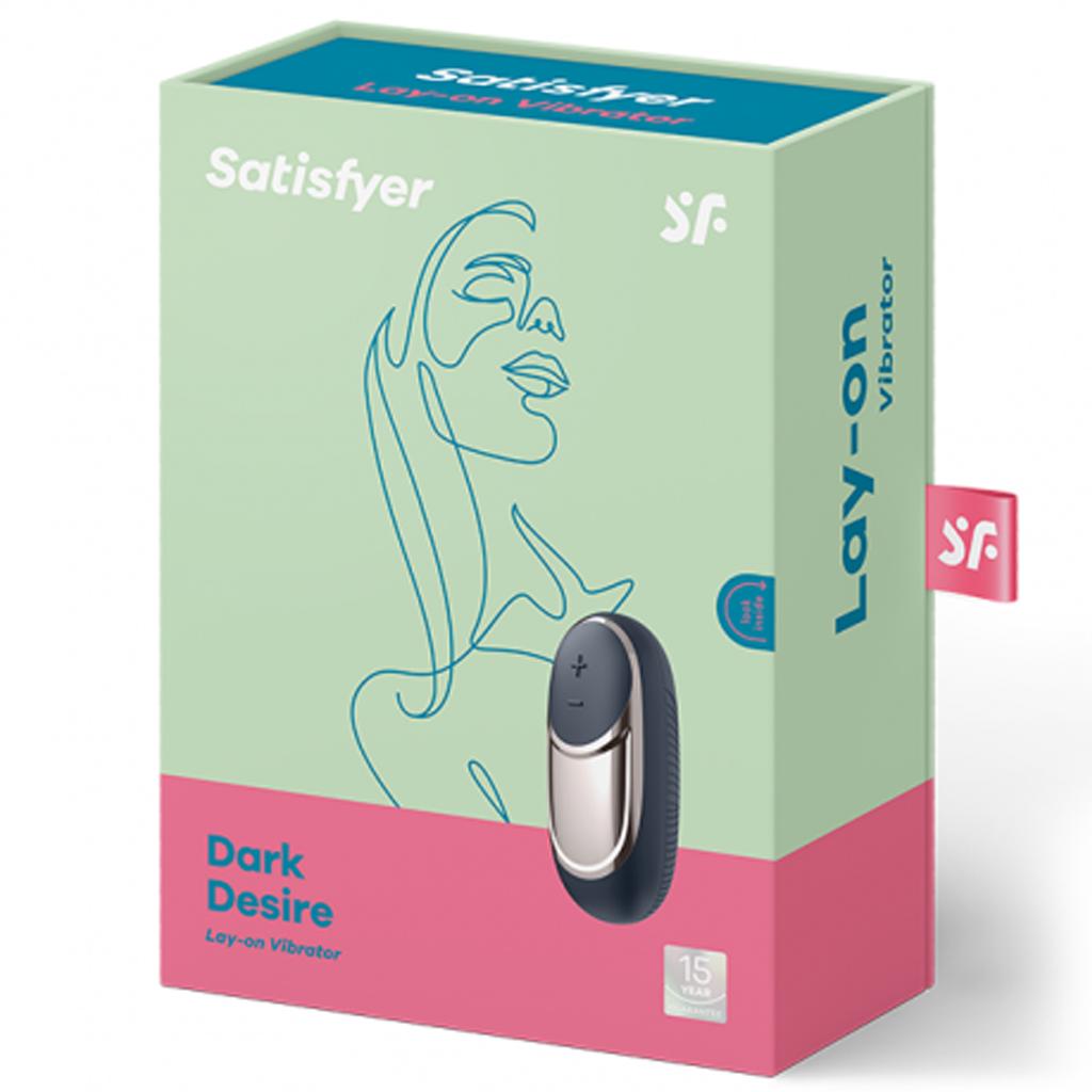 Satisfyer Dark Desire - Dark Blue, Brass