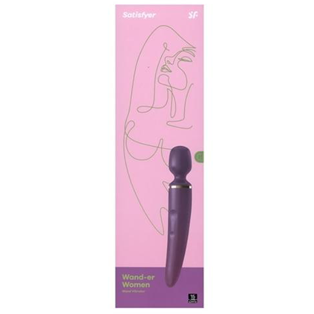 Satisfyer Wand-er Women - Purple, Gold