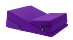 Load image into Gallery viewer, Wedge/Ramp Combo Purple Microfiber
