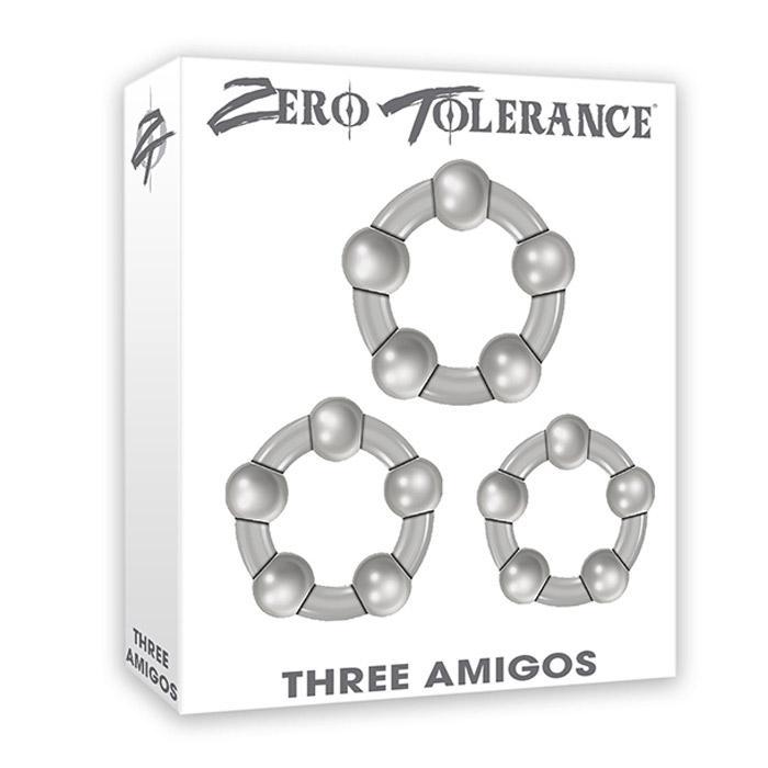 Zero Tolerance Three Amigos Cock Ring Set