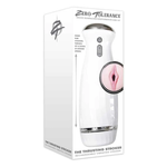 Cargar imagen en el visor de la galería, Zero Tolerance THE THRUSTING RECHARGEABLE STROKER  WHITE/CHROME
