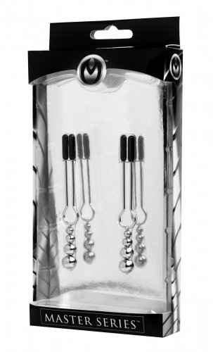 XR MS Adorn Triple Bead Nipple Clamp Set