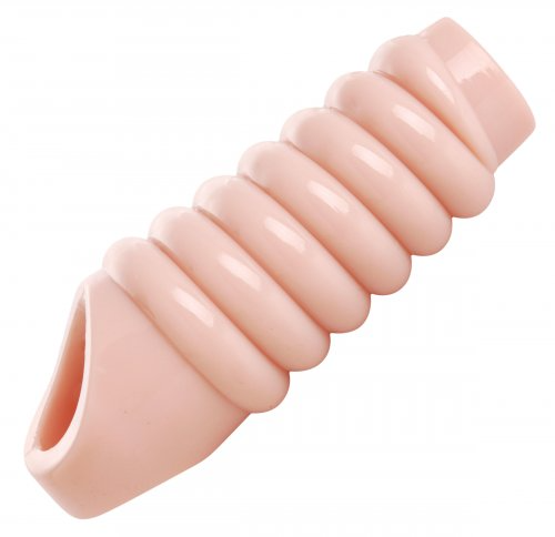 XR SM Really Ample Ribbed Penis Enhancer Sheath