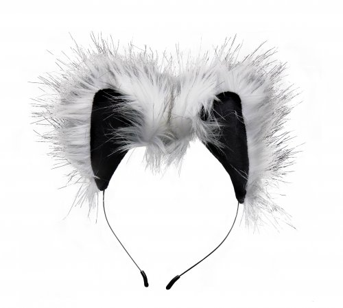 XR TZ Grey Wolf Tail and Ears Set