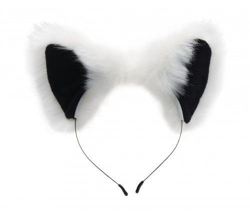 XR TZ White Fox Tail and Ears Set