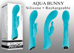 Load image into Gallery viewer, Evolved Novelties Aqua Bunny Vibrator
