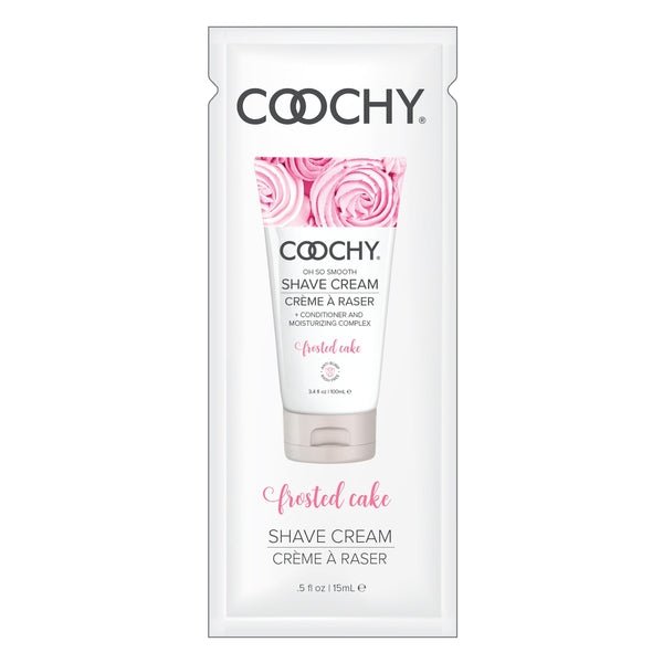 Coochy Frosted Cake Shave cream .5oz Foil