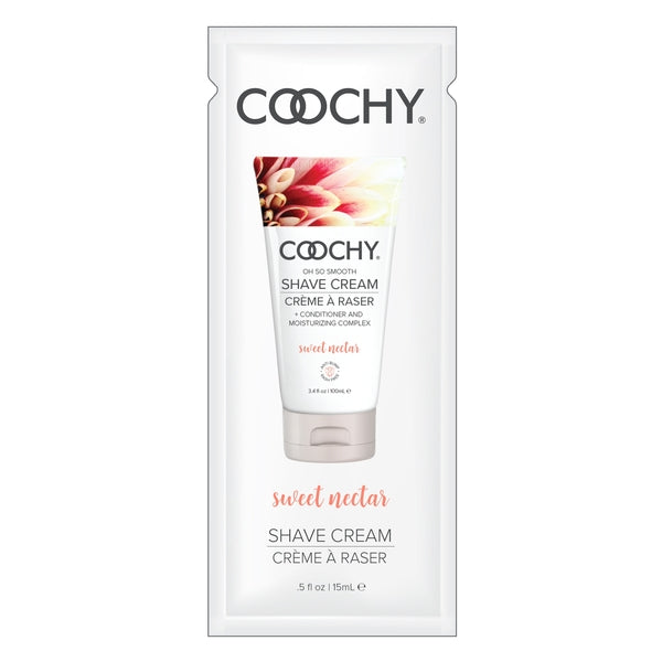 COOCHY SHAVE CREAM Sweet Nectar 0.5 fl oz  |  15mL - FOIL