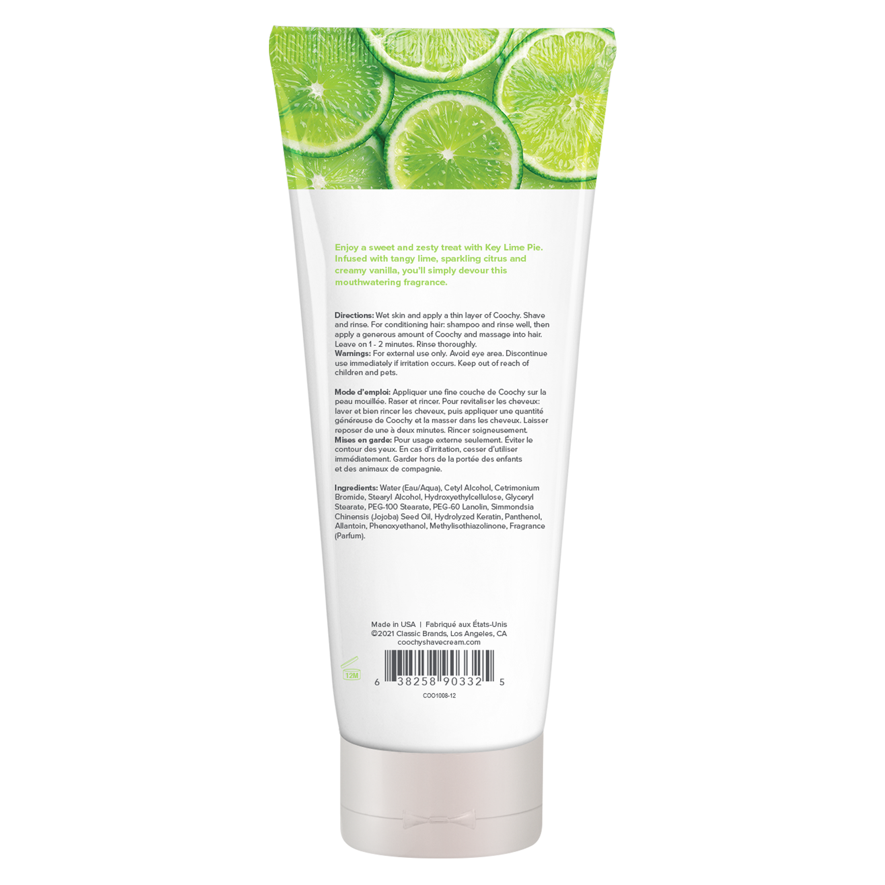 COOCHY SHAVE CREAM Key Lime Pie 12.5 fl oz  |  370 mL