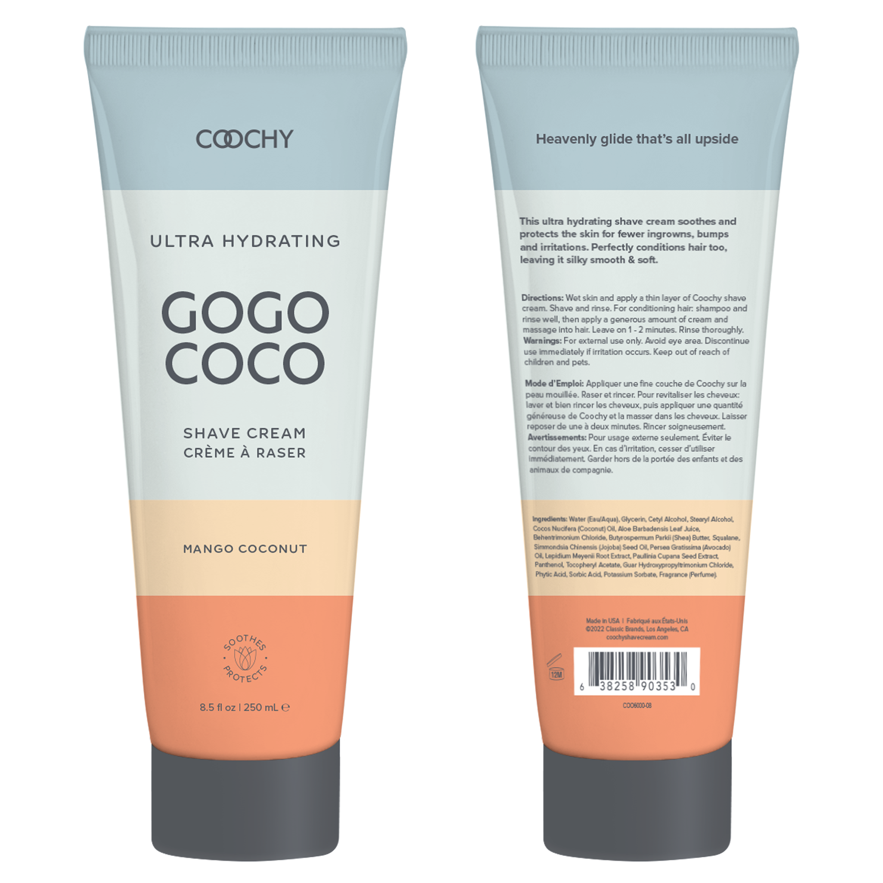 HP2708 - COOCHY ULTRA Ultra Hydrating Mango Coconut Shave Cream 8.5oz