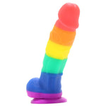 Charger l&#39;image dans la galerie, Colours Pride Edition 5 Inch Silicone Dildo in Rainbow
