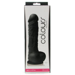 Load image into Gallery viewer, Small Silicone Colours Dildo in Black
