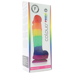 Charger l&#39;image dans la galerie, Colours Pride Edition 5 Inch Silicone Dildo in Rainbow
