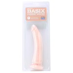 Load image into Gallery viewer, Basix Slim 7 Inch Dildo in Flesh
