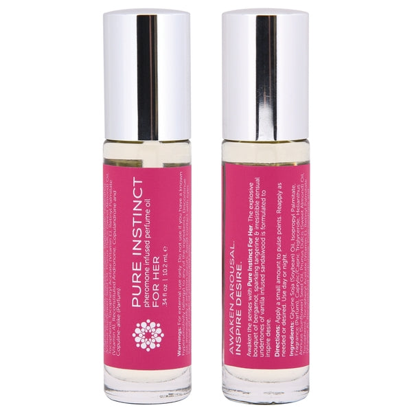 J240 - PURE INSTINCT Pheromone Perfume Oil Roll-On For Her