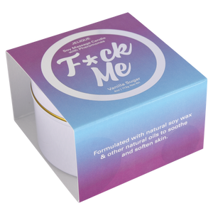 SOY MASSAGE CANDLE F*CK ME VANILLA SUGAR 4 FL OZ