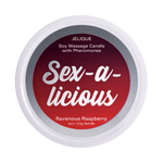 Load image into Gallery viewer, SOY MASSAGE CANDLE SEX-A-LICIOUS RAVENOUS RASPBERRY 4 FL OZ
