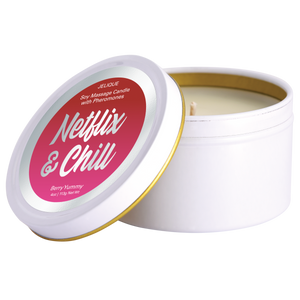 SOY MASSAGE CANDLE NETFLIX & CHILL BERRY YUMMY 4 FL OZ