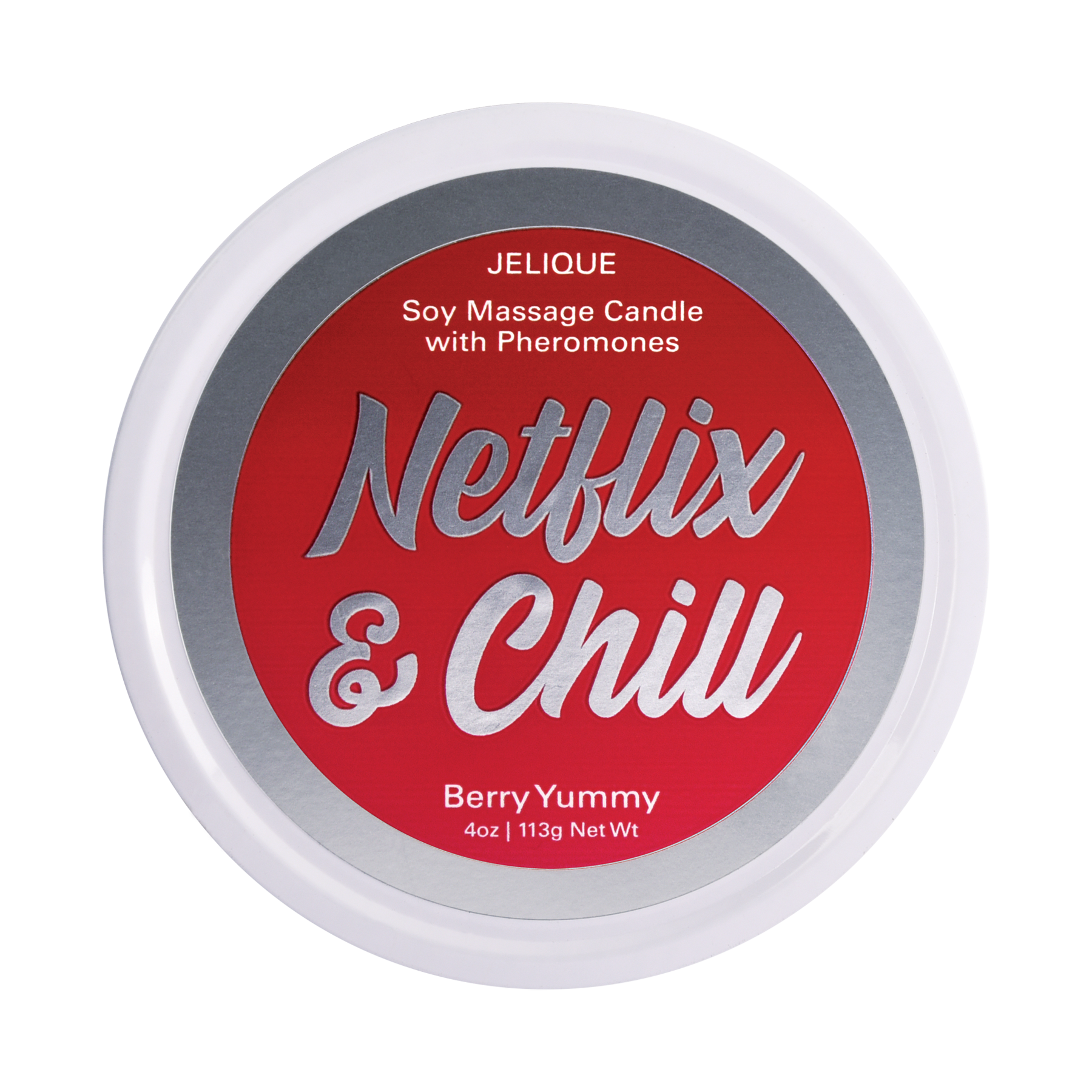 SOY MASSAGE CANDLE NETFLIX & CHILL BERRY YUMMY 4 FL OZ