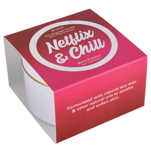 SOY MASSAGE CANDLE NETFLIX & CHILL BERRY YUMMY 4 FL OZ