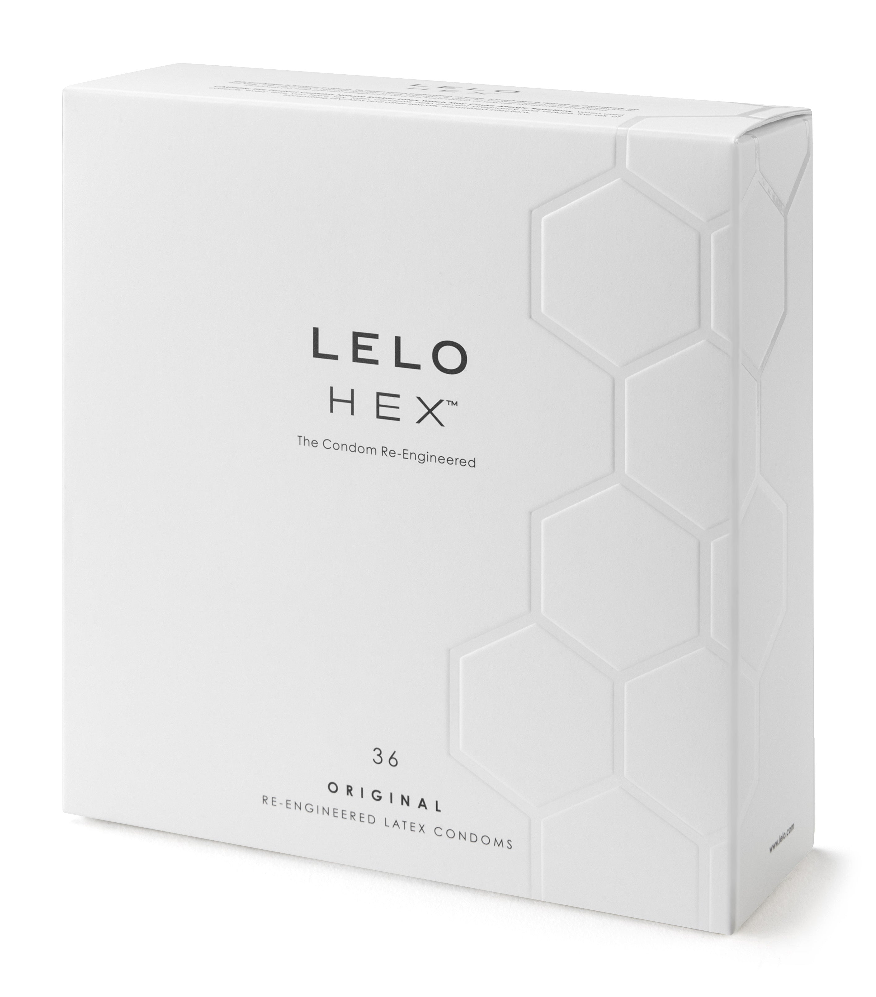 LELO HEX Original Condoms, 36 Pack