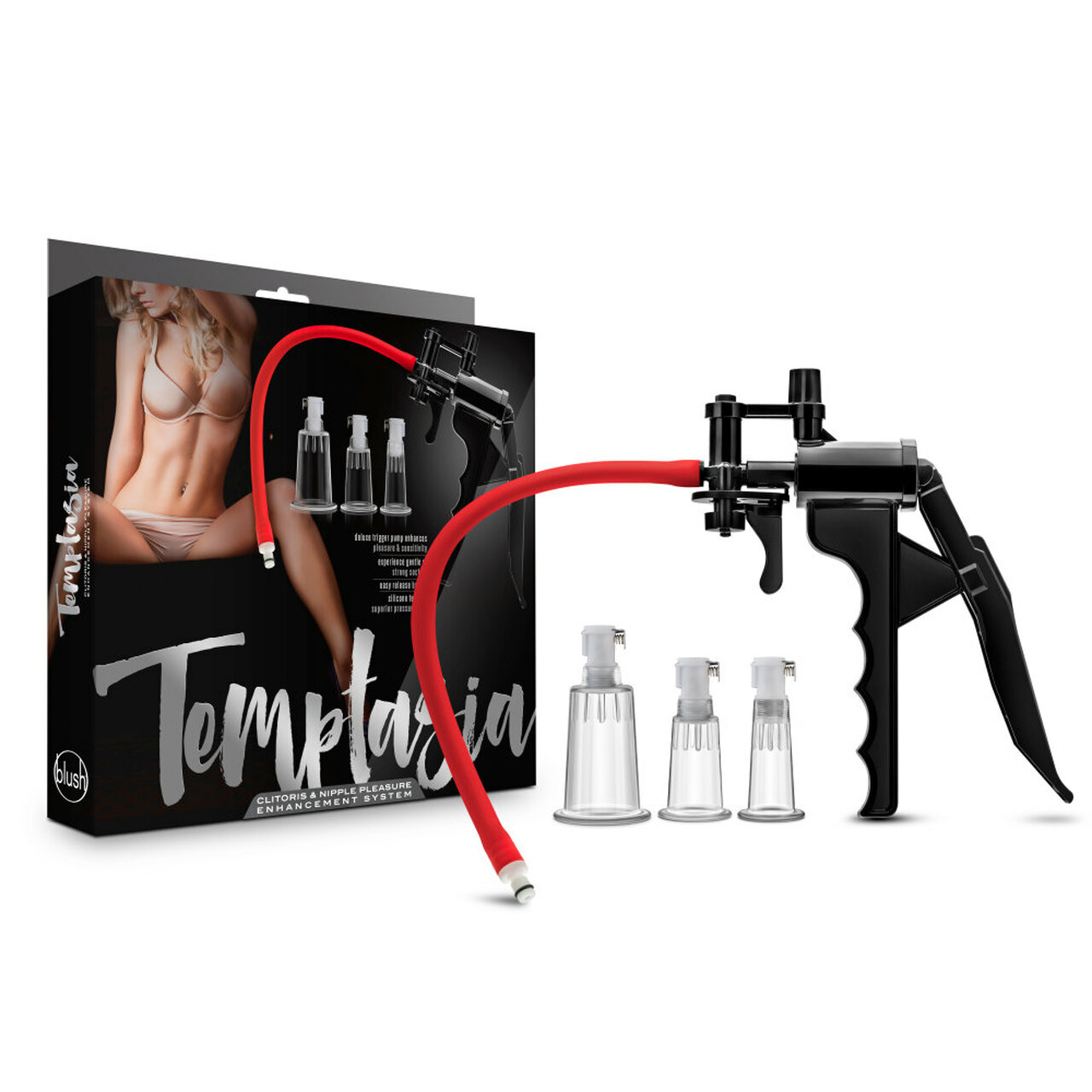 BLUSH Temptasia - Clitoris and Nipple Pleasure and Enhancement Pump System