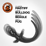 Charger l&#39;image dans la galerie, OXBALLS BEAGLE puppy tail buttplug BLACK Medium
