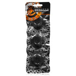 Cargar imagen en el visor de la galería, Oxballs RINGER, 3-pack of DO-NUT-1 - BLACK
