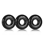 Cargar imagen en el visor de la galería, Oxballs RINGER, 3-pack of DO-NUT-1 - BLACK
