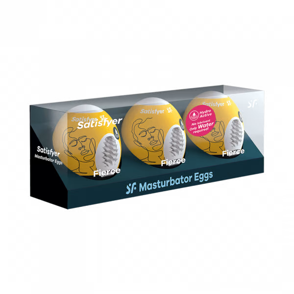 Satisfyer Masturbator Egg 3er Set (Fierce) Yellow